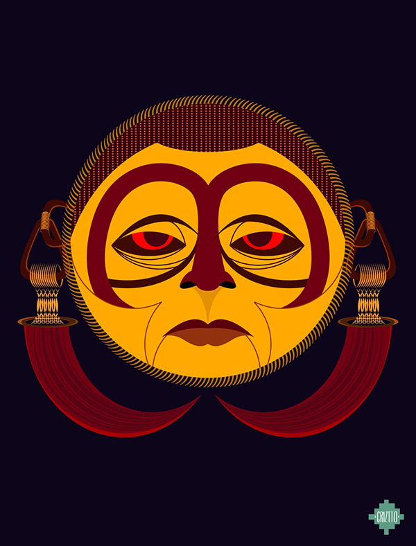 Mursi — retrato vectorial de CRIZTTO